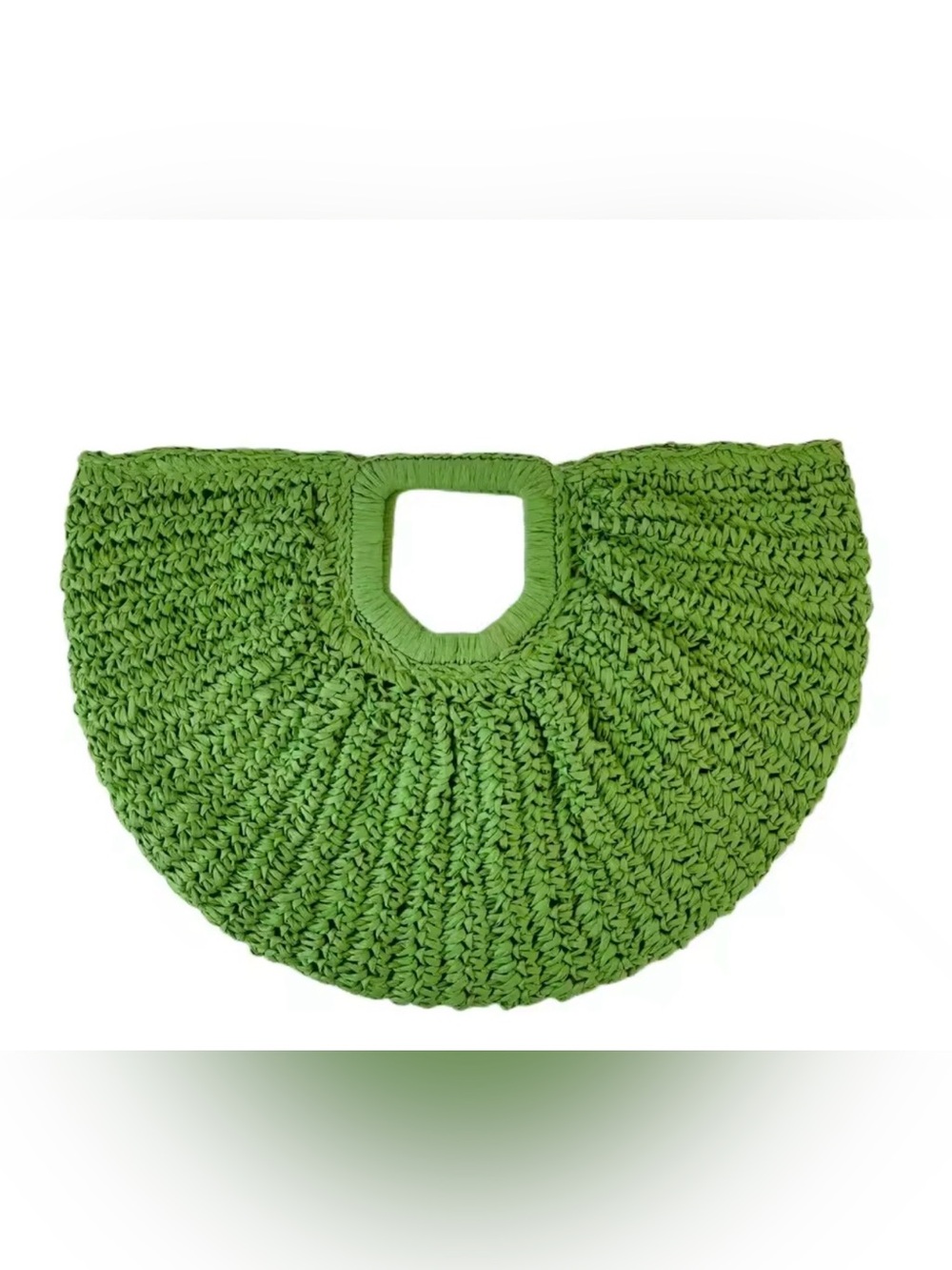 Green Crochet Women Bag